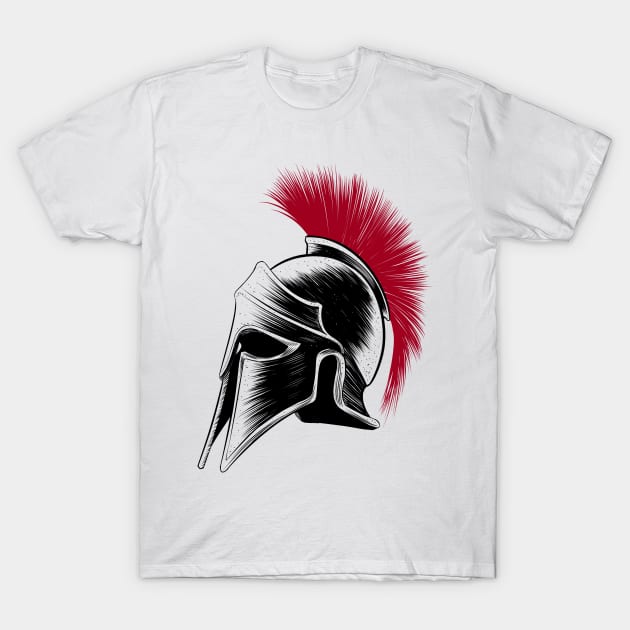 Spartan helmet T-Shirt by albertocubatas